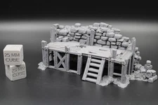Tabletop Terrain Fantasy Ruin Section Platform Dnd RPG Wargame Skirmish 28mm