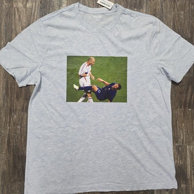 2006 Old Navy France Soccer T-Shirt Men XL Zinedine Zidane World
