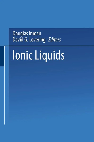Douglas Inman (U. A.) | Ionic Liquids | Taschenbuch | Englisch (2013) | X-image