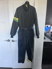 Vtg John Deere Tractor Farm Chore Field Ice Fishing Snowmobile Ski Suit Mens S