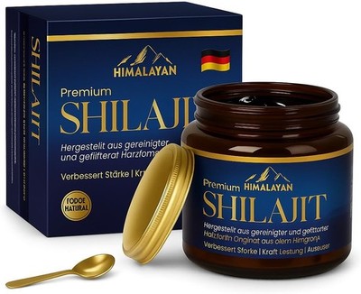 Premium Shilajit Resin 20g   Original Himalaya Harz   70% Fulvinsäure   im