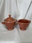 Vintage Fiesta *1950's Rose *Cream & Sugar* *Near Flawless*