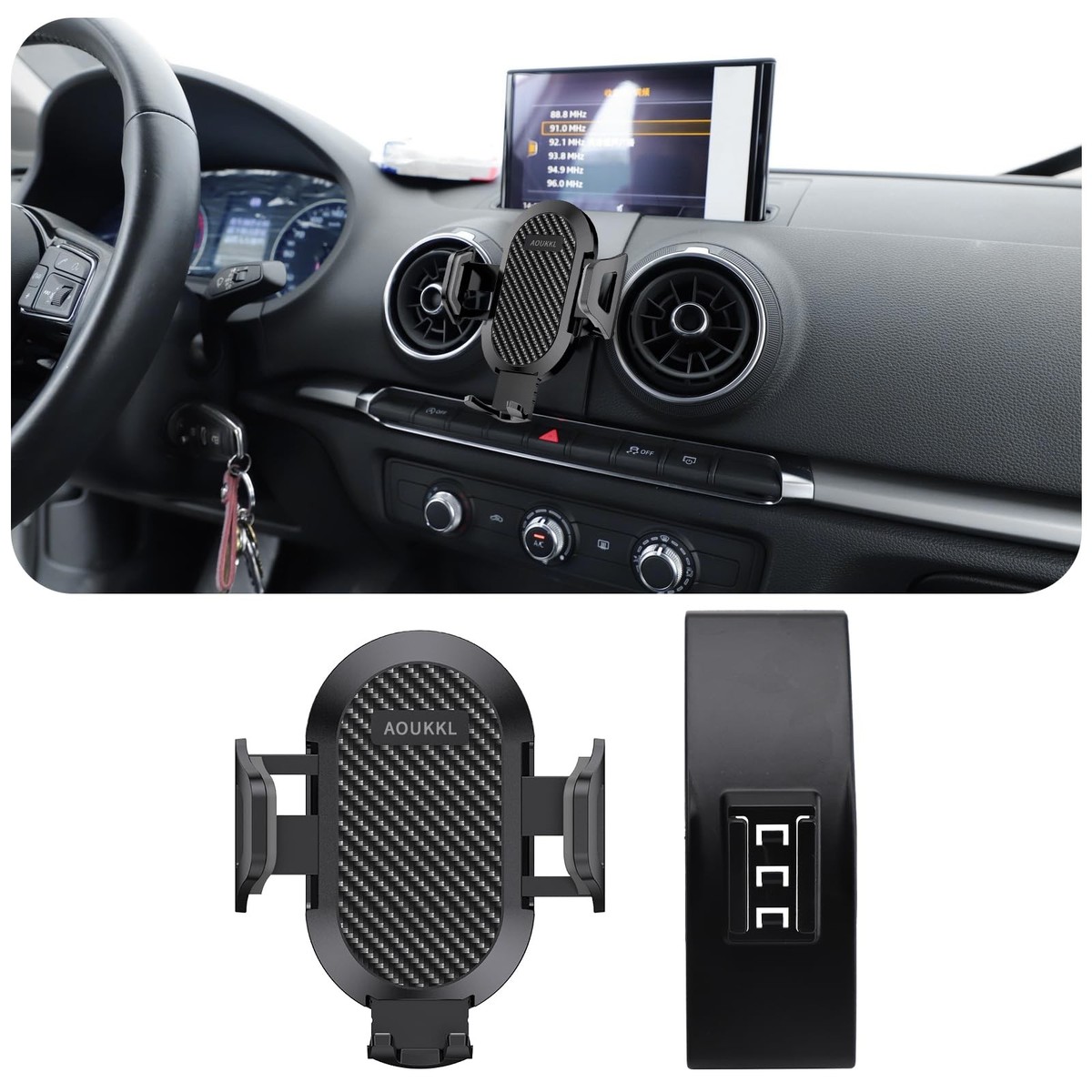 Car Phone Holder Fits for Audi A3 S3 RS3 2014-2020 Accessories,Thick Cases Fr... | eBay Car Phone Holder Fits for Audi A3 S3 RS3 2014-2020 Accessories,Thick Cases Fr... | eBay
