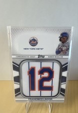 2022 Topps Series 1 - Number Medallion Relics Francisco Lindor #JNM-FL