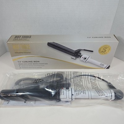 HOT TOOLS Pro Artist Nano Ceramic 1 1/4'' Curling Iron Variable Heat NEW SEALED 