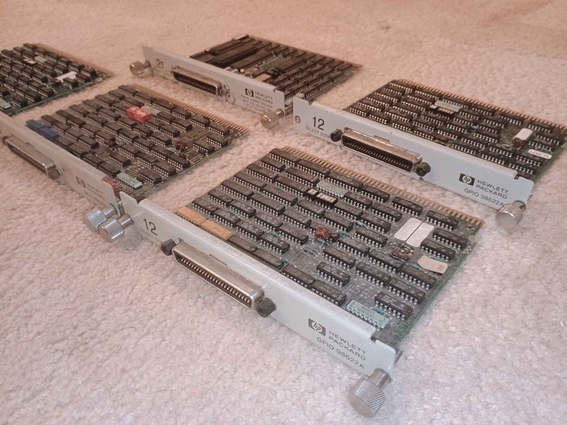 Vintage HP GPIO 98622A DPT 100 DATA COMM INTERFACE CARD HP 9000 300 UNIX CARDS 5