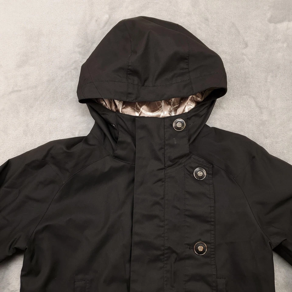 Burton Jacket Womens Medium Black DRYRIDE Insulated Snowboard Hooded Parka Ski - Image 3 of 4