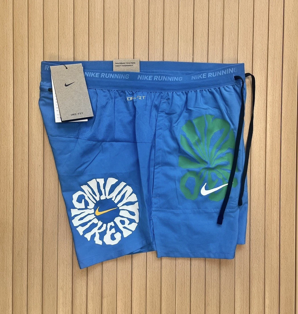 Nike Stride Run Energy 5” Brief Lined Running Shorts Colourful Mens Size Small