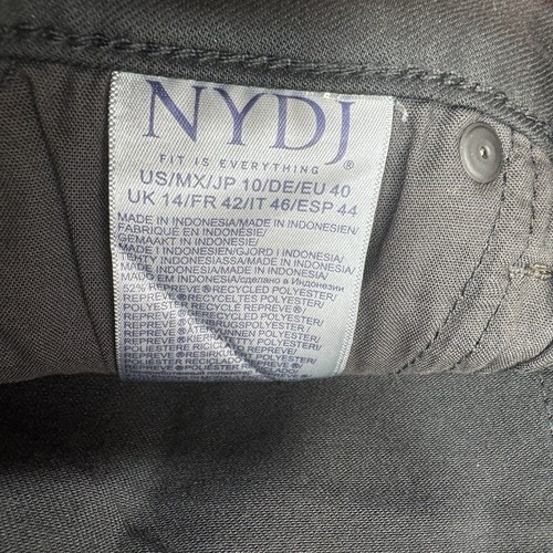 NYDJ Skinny Jeans Women's Size 10 Slimming Fit Regular Black - 第 7/8 張圖片