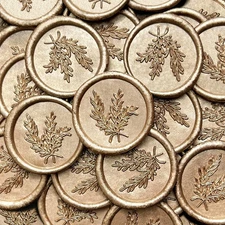 25Pcs Wax Seal Stickers Handmade Envelope Seals Self Adhesive Wax Stickers for W