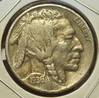 1936D Buffalo Indian Nickel VF 5c Collector Coin Denver Mint USA Full Date