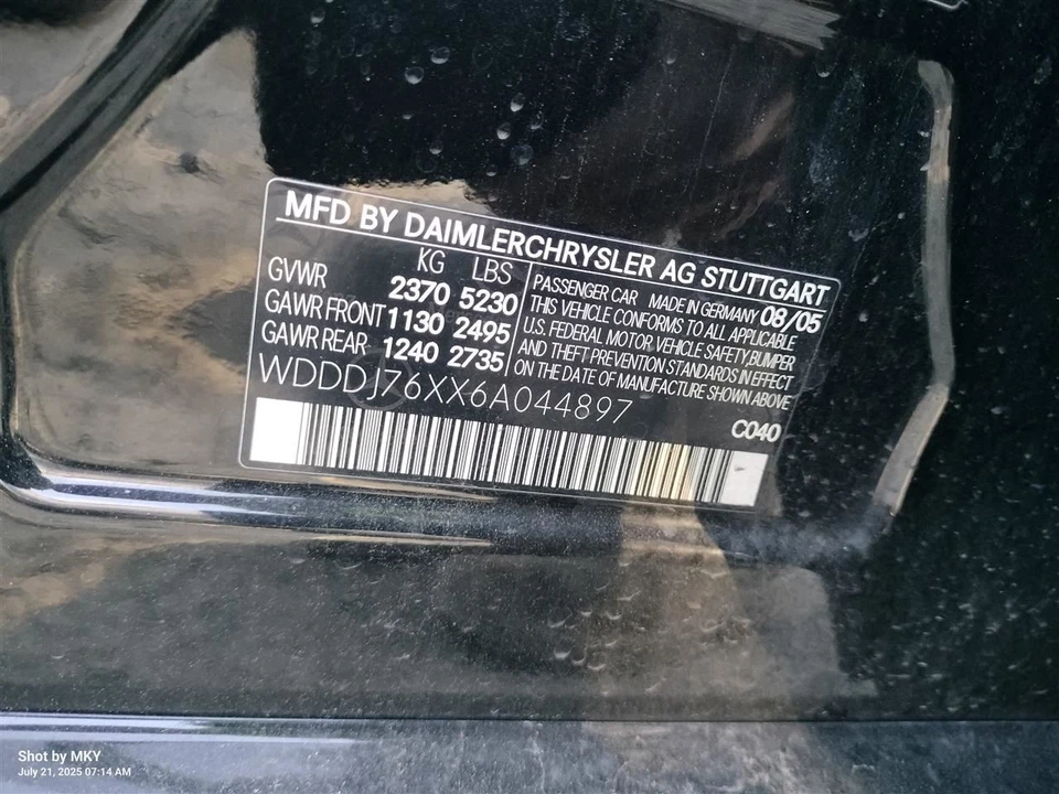 RIGHT EXHAUST MANIFOLD 1131402009 2006 MERCEDES-BENZ CLS55 - Изображение 2 из 4