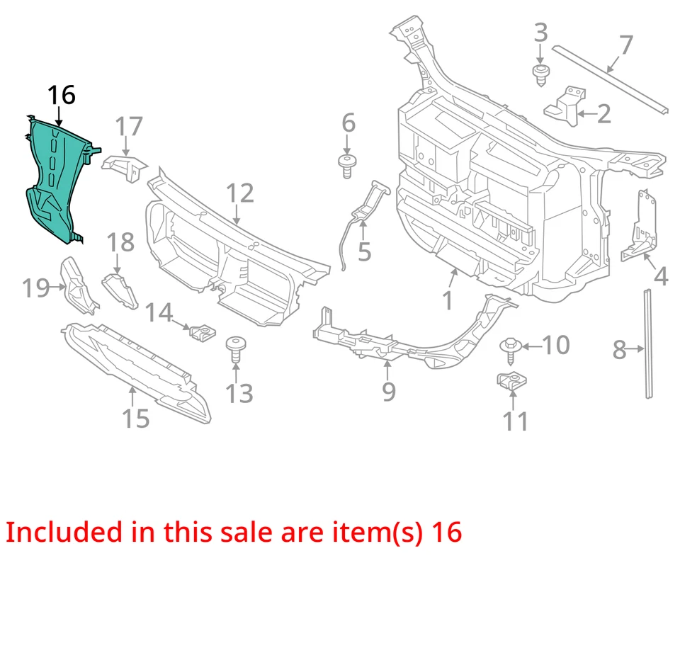 Conducto de admisión de aire del motor del lado del pasajero delantero derecho BMW X1 E84 2013 2014 2015 FABRICANTE DE EQUIPOS ORIGINALES Foto 3 de 4