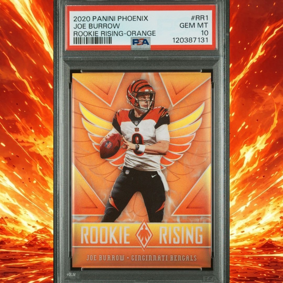Joe Burrow Panini Phoenix Rookie Rising #RR1 Orange