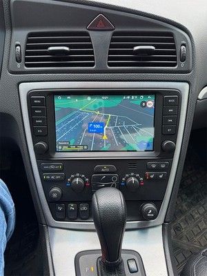 4+64GB 8'' Android 14 Autoradio Navi CarPlay für Volvo XC70 V70 S60 2004-2010 GPS