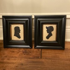 Pair Of Wendy Wubbels Silhouettes From Willia...