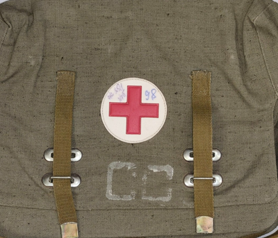 USSR Army Medical First Aid Bag Military Combat Nurse Red Cross