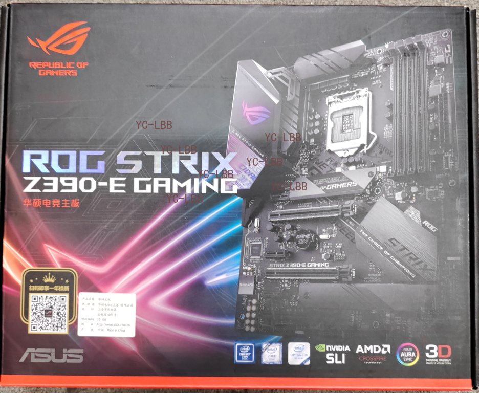 ASUS ROG STRIX Z390-E GAMING LGA 1151 Intel Motherboard for sale