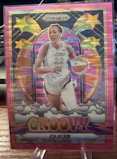 A'ja Wilson Las Vegas Aces #1 /75 Panini 2025 Prizm WNBA Groovy Insert
