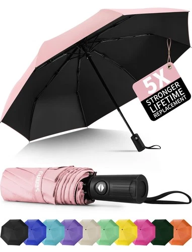 Seniny Windproof Travel Umbrella - Picture 1 of 5