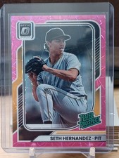 SETH HERNANDEZ PINK VELOCITY PRIZM  PROSPECT #8/79 - 2026 Donruss Baseball