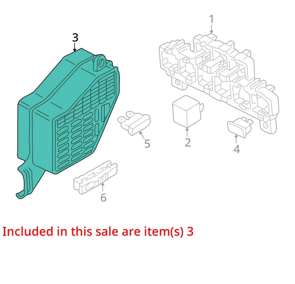 2000-2009 Audi A4 Quattro Fusebox Fuse Box Relay Module WYD90 - Image 2 of 3