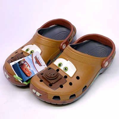 Crocs Cars Classic Clogs X Mater Disney Pixar Size J6 (Men s 6/Women s 8) NEW!