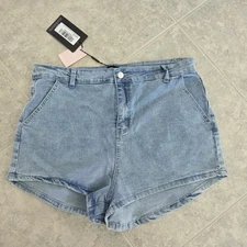 Pretty Little Thing Jean Knicker/Shorts Size US 12