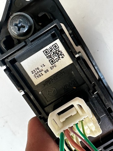 2016 - 2019 Mazda CX-9 Parking Brake Control Switch Unit P: TK51 66 EP0 OEM - Picture 5 of 5