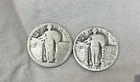 Lot of two Standing Liberty quarters 1926? & 1926 S Date Worn On One That Is 26