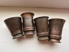 Trench art brass shot glass German army Wehrmacht WW2 1940s