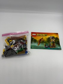 LEGO DINO 5883 Tower Takedown- 100% Complete Minifig Pteranodon Manual
