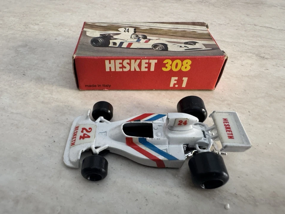 Auto F1 Polistil RJ 8 Hesket 308 del 1976 scala 1:55 nuova in box da collezione - Immagine 3 di 4