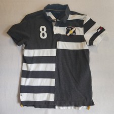 Tommy Hilfiger Custom Fit Size M 8 Crest Polo Short Sleeve TH85