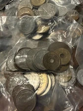Lot Of Old Foreign Coins - Unsearched - Discounts For Multi-Bag Purchases