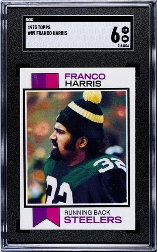 1973 Topps - Franco Harris #89 (RC) - SGC 6 (EX-NM)