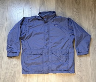 Kids Rare Vintage Patagonia Insulated Jacket XL 14 Blue Full Zip 64331 2002 USA