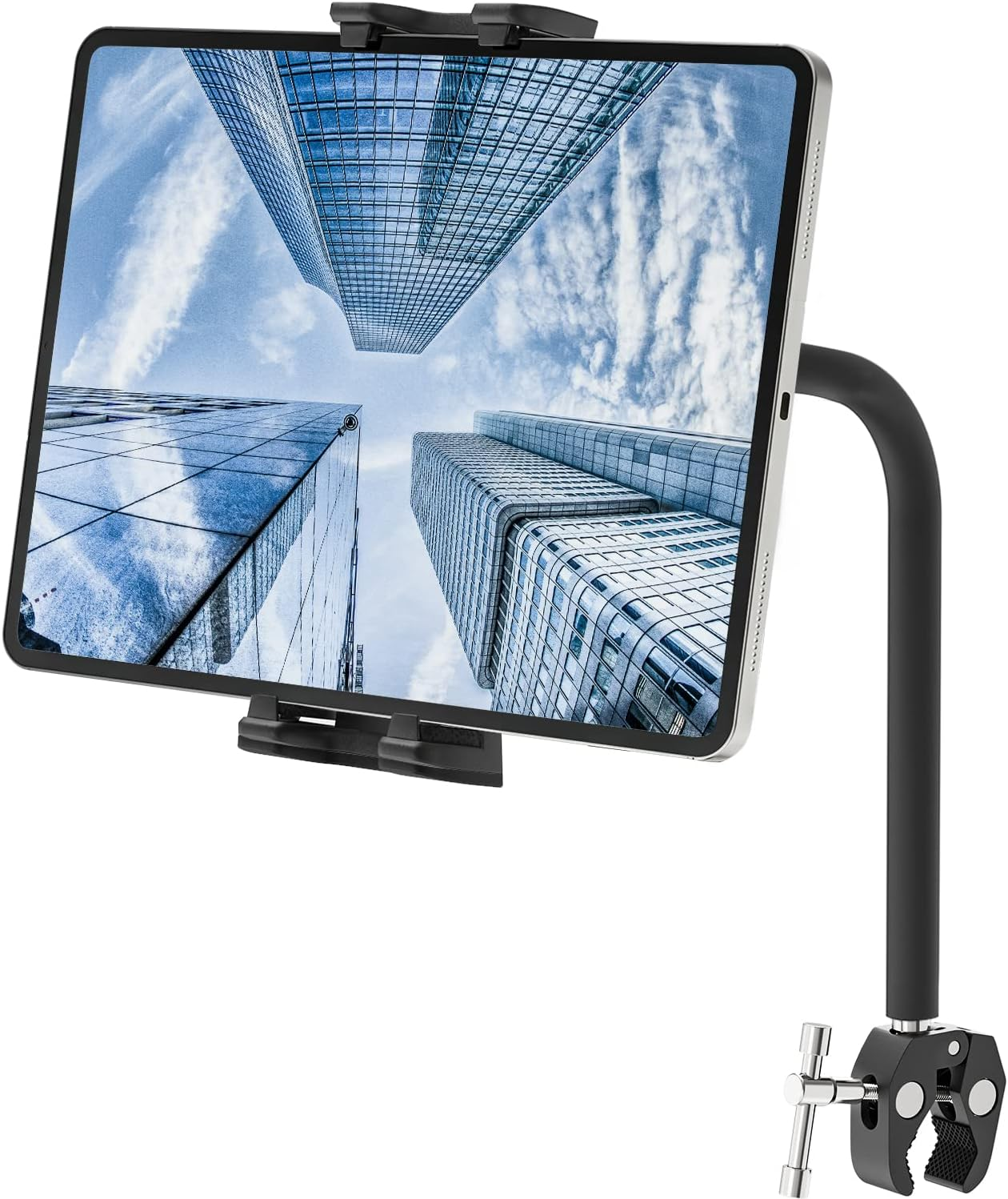 Exercise Bike Tablet Holder, Gooseneck Adjustable Treadmill Spin Bike Tablet Mou