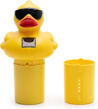 Solar Light-Up Floating Pool Chlorine Dispenser &ndash; Derby Duck Design, Adjustable
