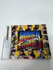 Super Street Fighter II Turbo Revival Manual (ONLY) Game Boy Advance Capcom