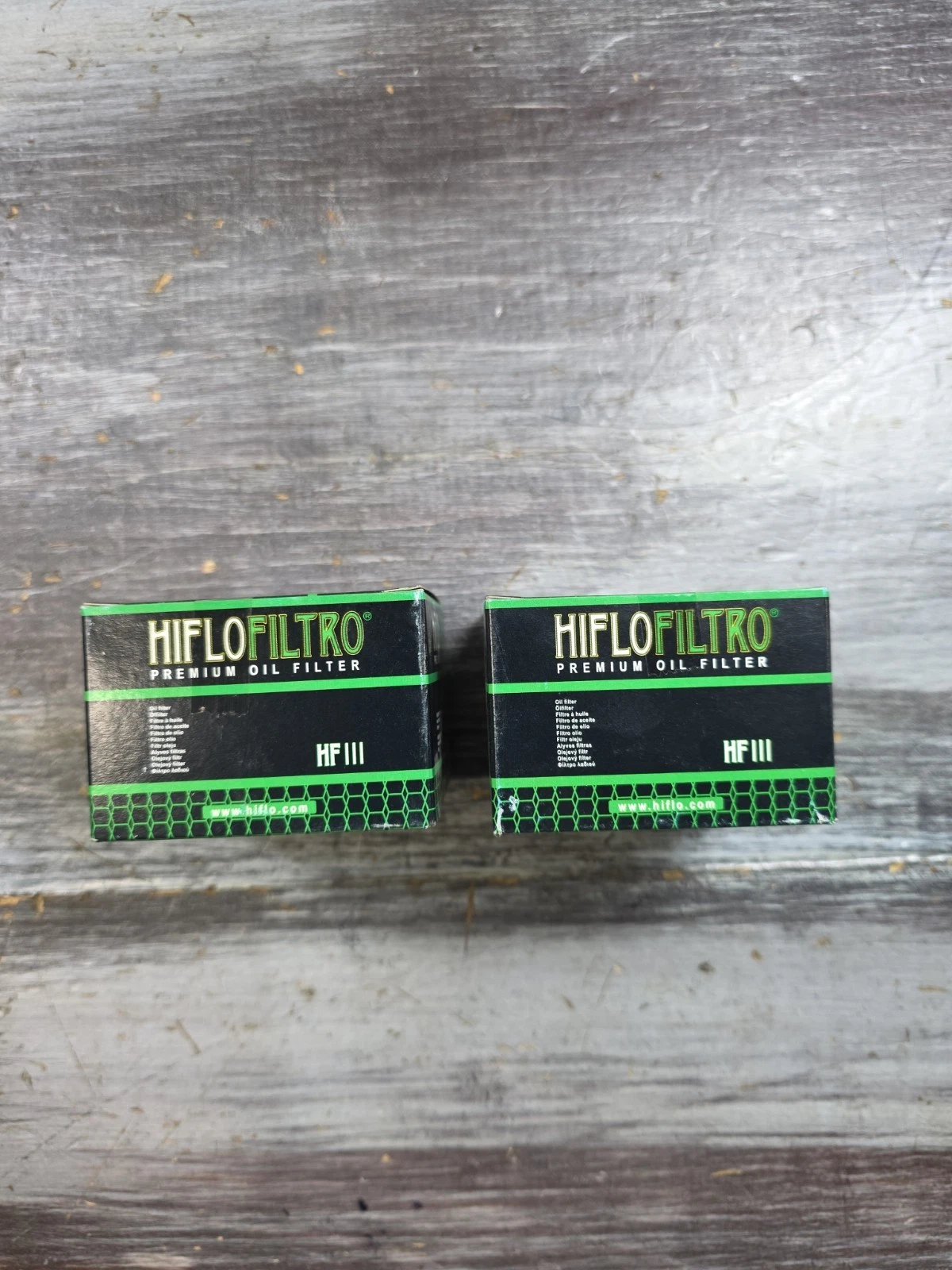 HiFlo HF111 Oil Filter Honda Set of 2
