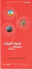 Tunisair timetable 2004/10/31