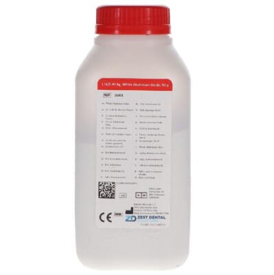 *1-Bottle* Zest Dental Aluminum Oxide Powder White 50  Microns 15301