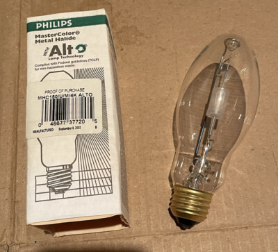 PHILIPS MHC150/U/M/4K Alto MH Bulb,ED17,E26,13,000 lm,150W