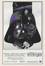 RETURN OF THE JEDI : STAR WARS 1983 poster print A1 23.4x33"  FREE P&P quad
