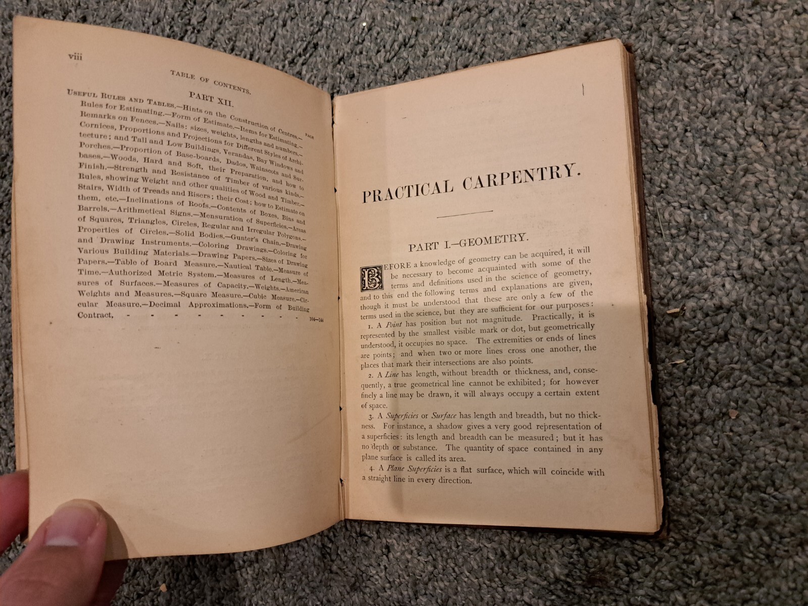 Antique Book Practical Carpentry Fred T. Hodgson 1883 eBay