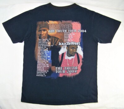 Usher and Kanye West The Truth Tour 2004 Concert T-Shirt Unisex