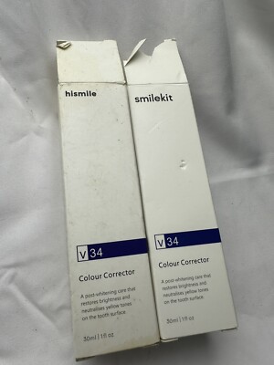 v34 Colour Corrector Tooth Stain Removal Teeth Whitening Toothpaste 30ml