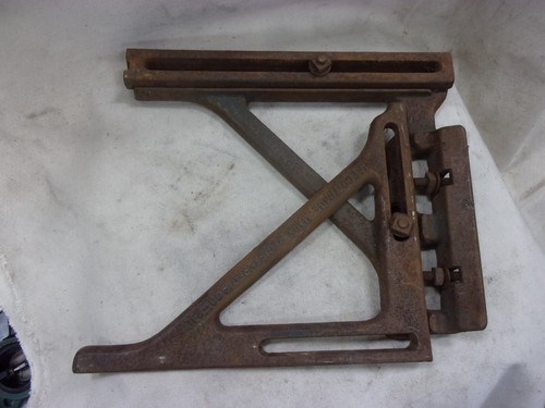 Antique Cast Iron Adjustable Stand Bracket Mount Steampunk 400-21 400-27 Jig Old