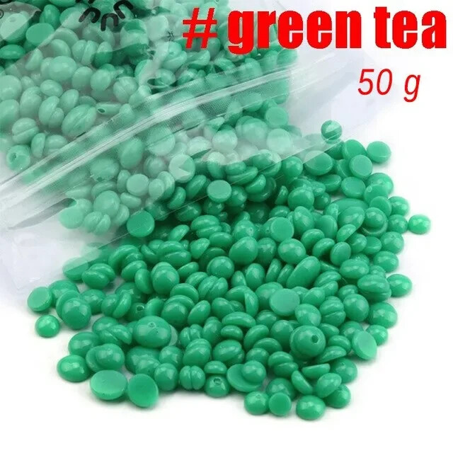 Nose Hair Wax Bean Painless Removal Kit Nasal Waxing Clean Green Tea Trim Men